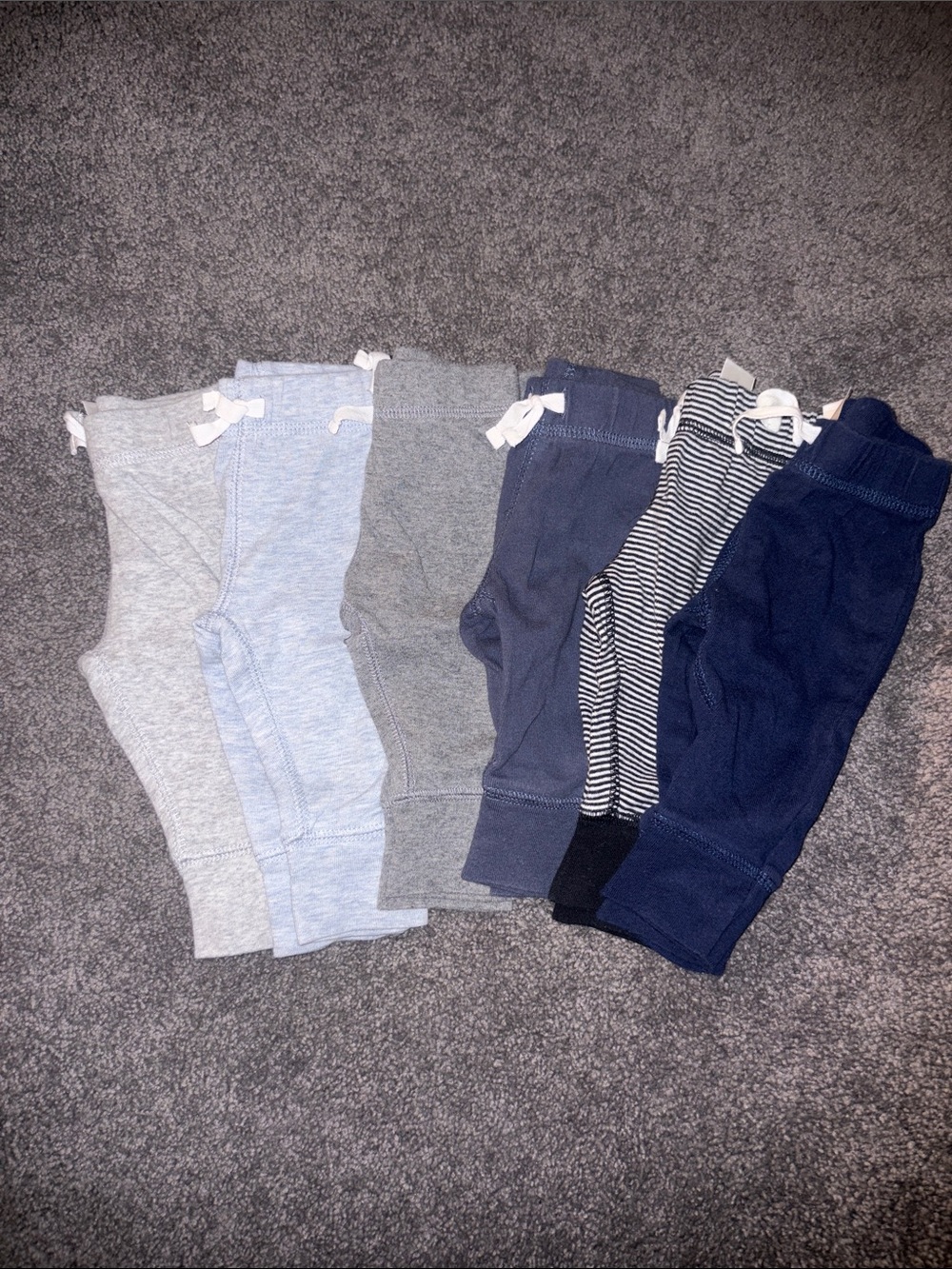Baby Cotton Knit Pull-On Pants Bundle